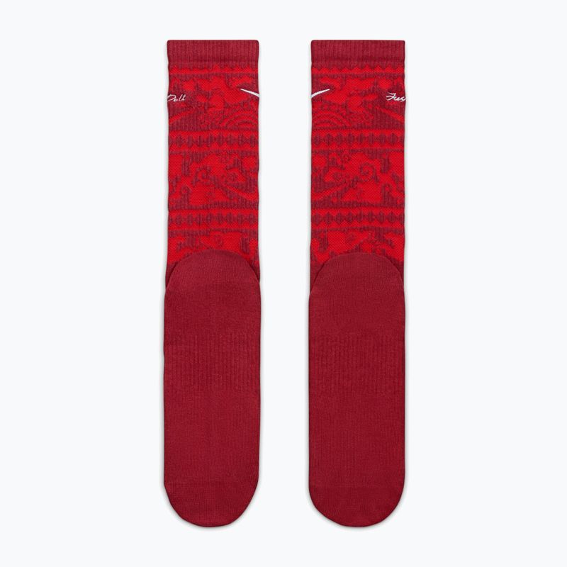 Skarpety Nike Everyday Plus Cushioned Crew team crimson/metallic silver 3