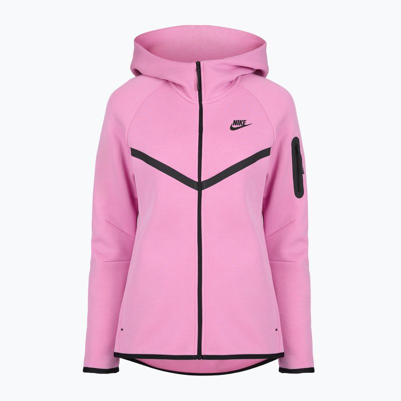 Bluza damska Nike Sportswear Tech Fleece Windrunner light magenta/black 4