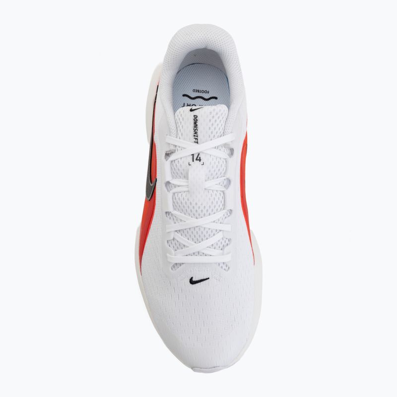 Buty do biegania męskie Nike Downshifter 14 white/summit white/bright crimson/black 5