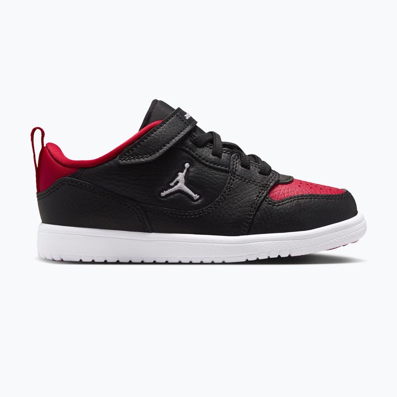 Buty dziecięce Nike Jordan Court Connect Low black/gym red/white 8