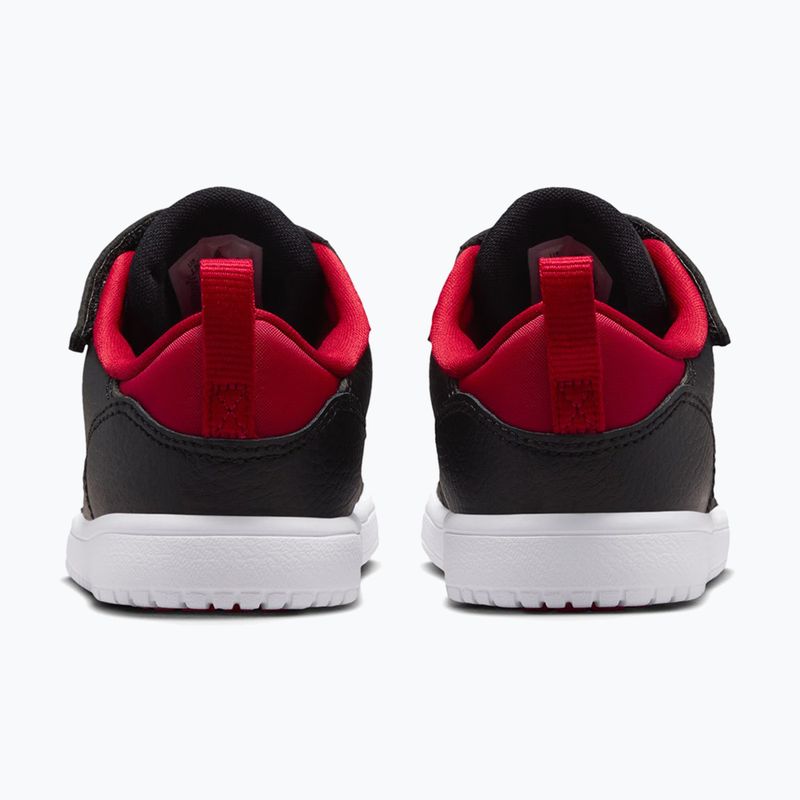 Buty dziecięce Nike Jordan Court Connect Low black/gym red/white 11