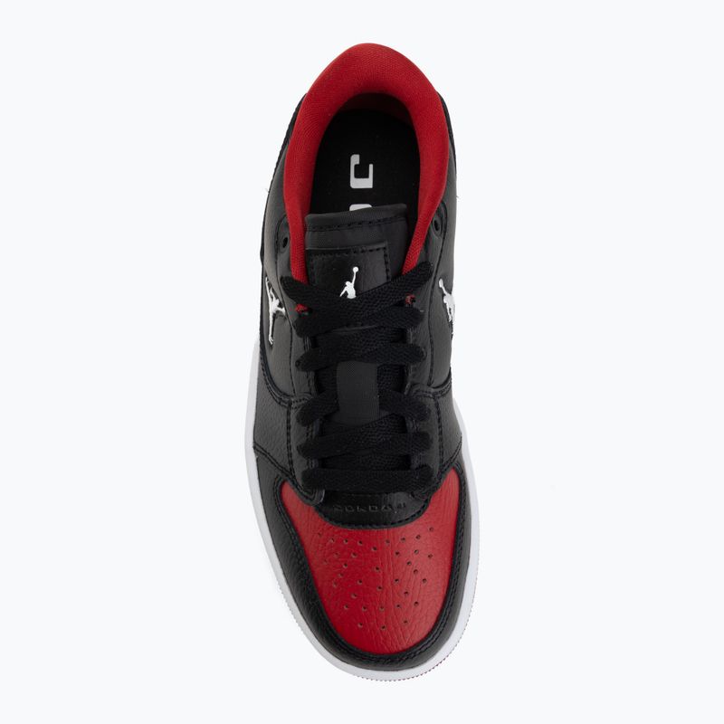 Buty Nike Jordan Court Connect Low black/gym red/white 5