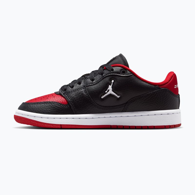Buty Jordan Court Connect Low black/gym red/white 2