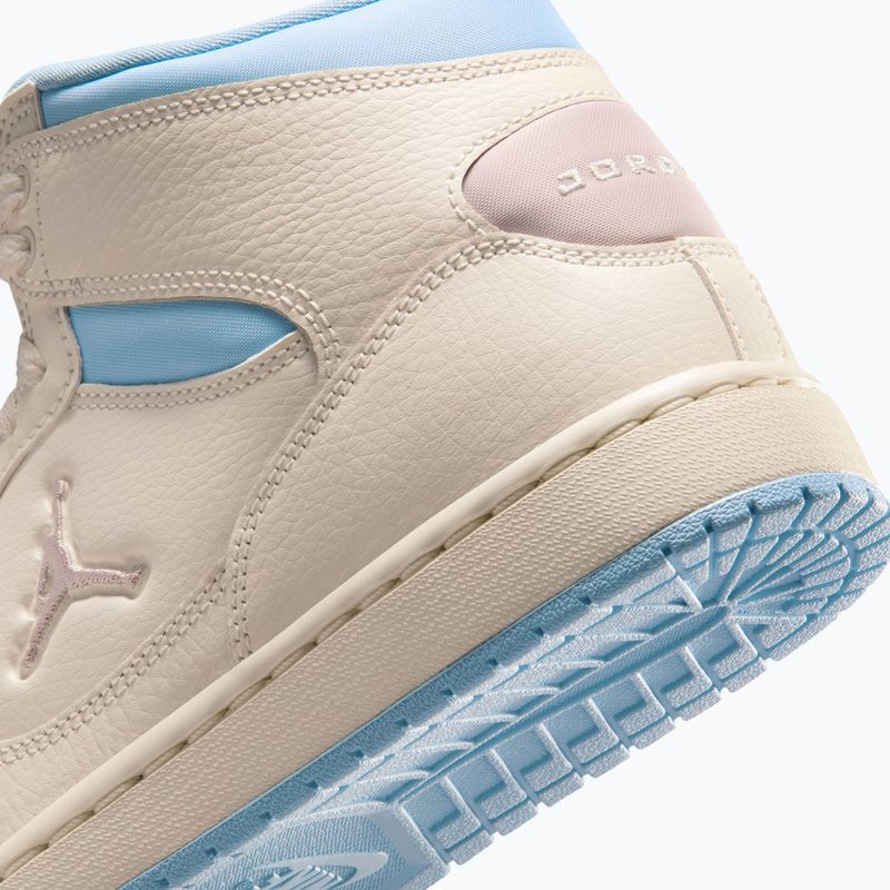 Buty damskie Nike Jordan Court Connect Mid pale ivory/psychic blue/particle rose 8