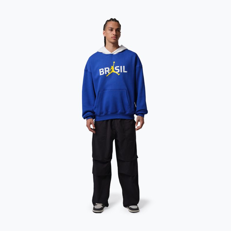 Bluza męska  Jordan Brooklyn Fleece old royal/white 2