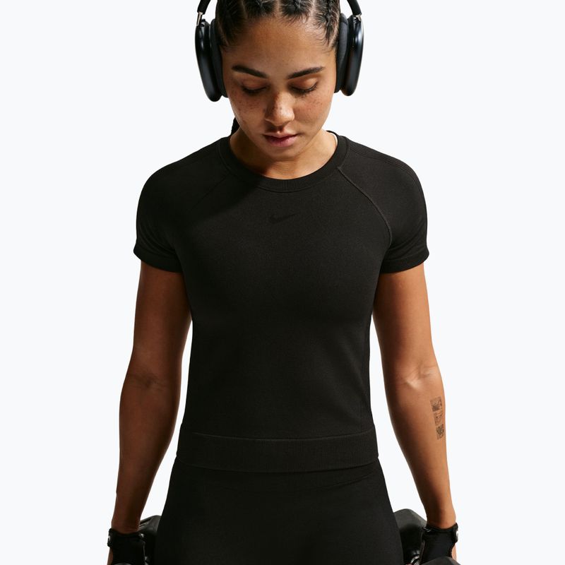 Koszulka treningowa damska Nike Pro Seamless Dri-Fit black 4
