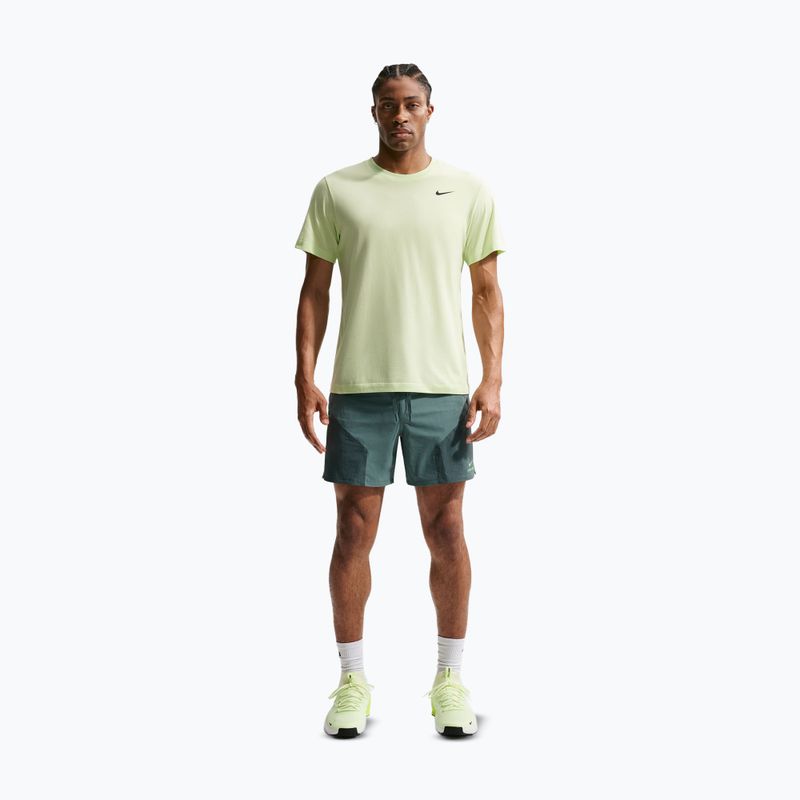 Spodenki męskie Nike Pro Training Dri-Fit 6" mineral slate/faded spruce/green strike 2
