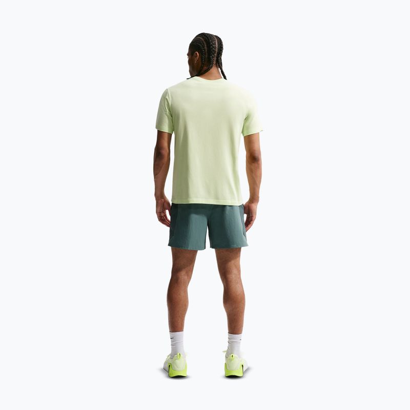 Spodenki męskie Nike Pro Training Dri-Fit 6" mineral slate/faded spruce/green strike 3