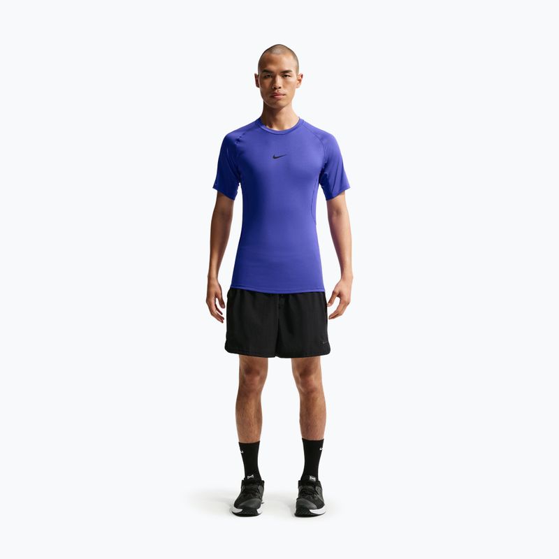 Koszulka treningowa męska Nike Pro Dri-Fit Tight Fitness persian violet/black 2
