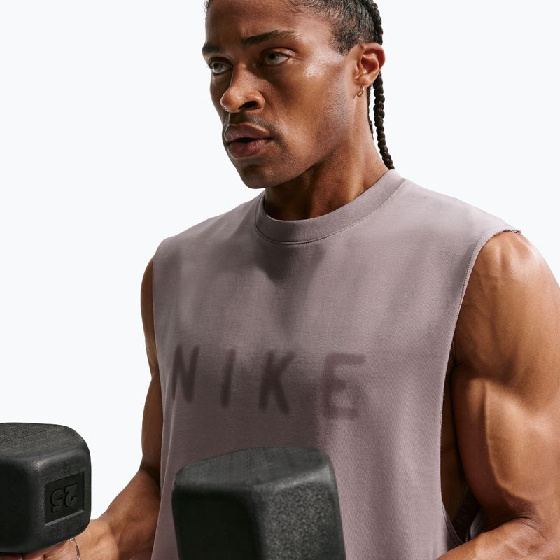 Koszulka treningowa męska Nike Athletic Club Dri-Fit light violet ore/light violet ore 6