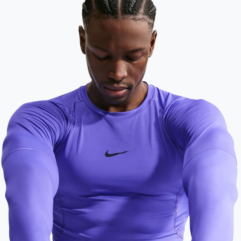 Longsleeve treningowy męski Nike Pro Dri-Fit Tight Fitness persian violet/black 5
