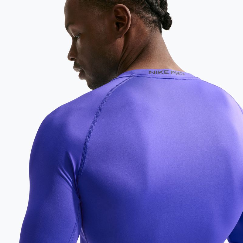 Longsleeve treningowy męski Nike Pro Dri-Fit Tight Fitness persian violet/black 6