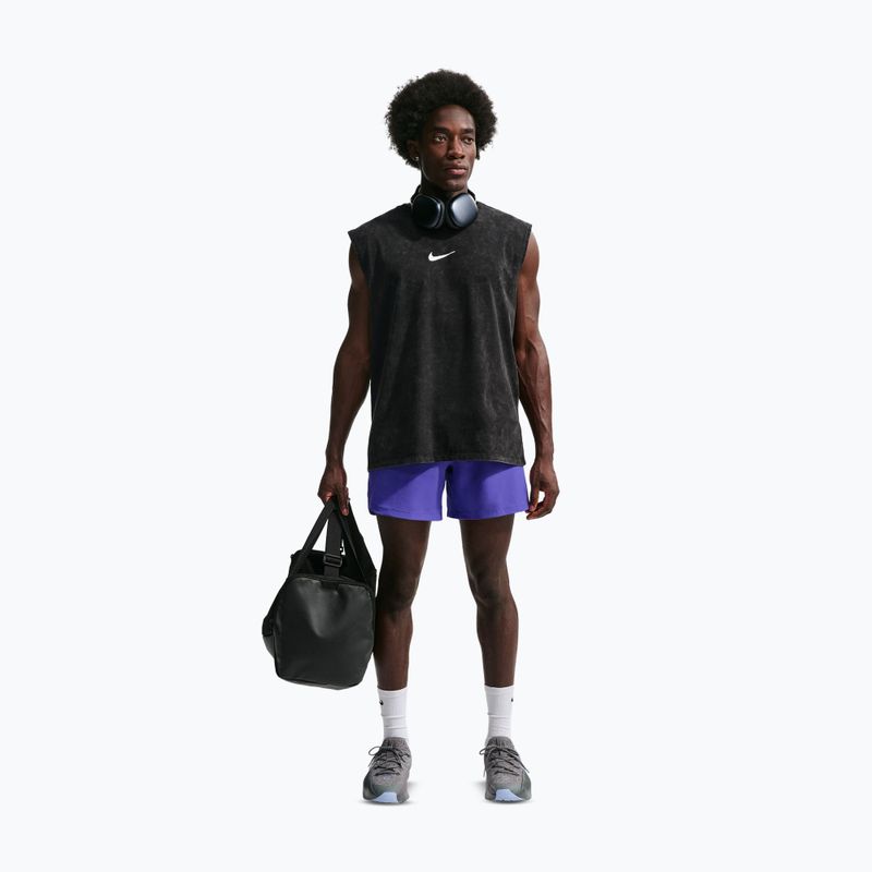 Spodenki męskie Nike Pro Training Dri-Fit 6" persian violet/black 2