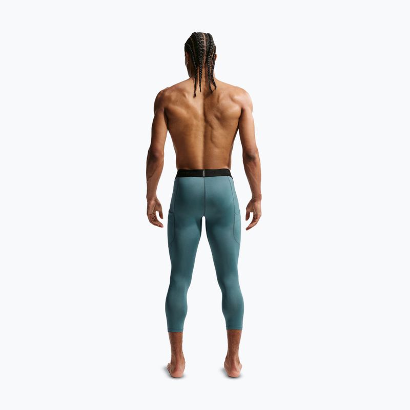 Legginsy treningowe męskie Nike Pro Dri-Fit 3/4 Tight Fitness mineral slate/black 3