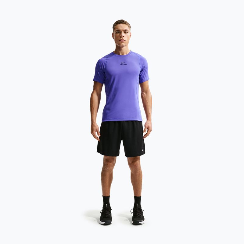 Koszulka treningowa męska Nike Pro Training Dri-Fit persian violet/black 2