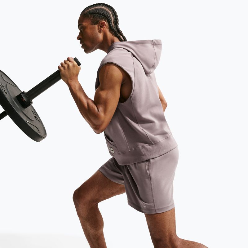 Spodenki męskie Nike Athletic Club Dri-Fit 5" light violet ore/pale ivory/light violet ore 6