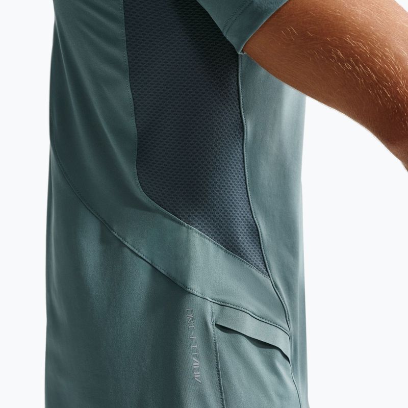 Koszulka treningowa męska Nike Pro Training Dri-Fit mineral slate/faded spruce/green strike 7