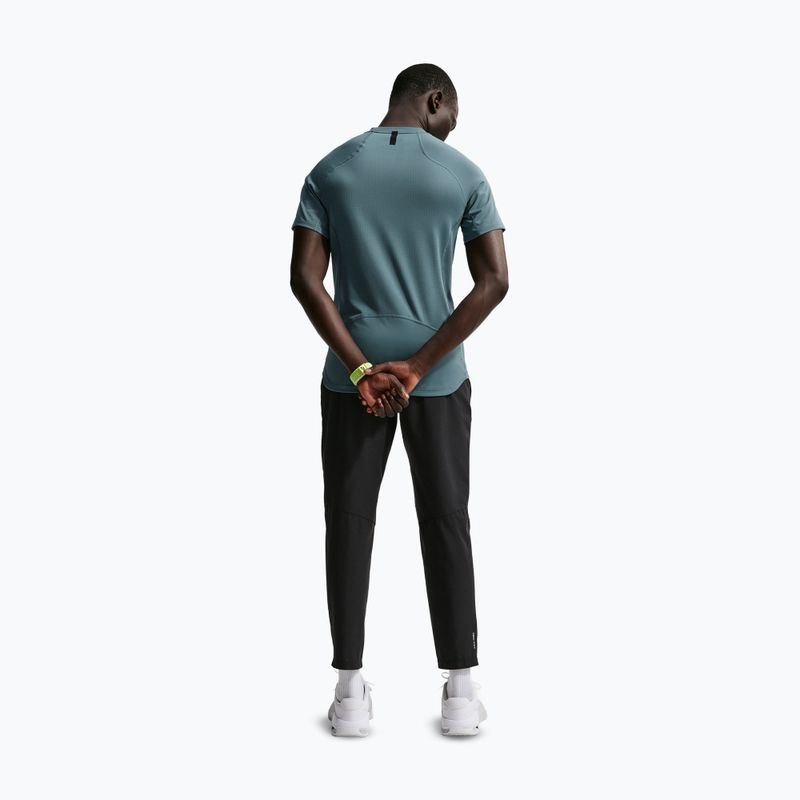 Koszulka treningowa męska Nike Pro Training Dri-Fit mineral slate/green strike 3