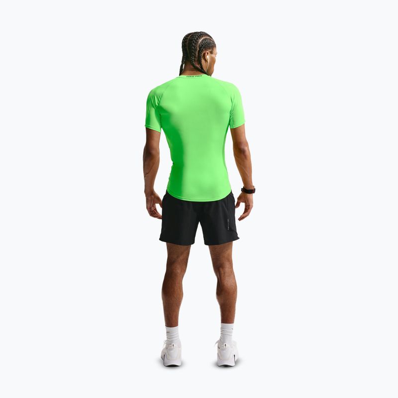 Koszulka treningowa męska Nike Pro Dri-Fit Tight Fitness green strike/black 3