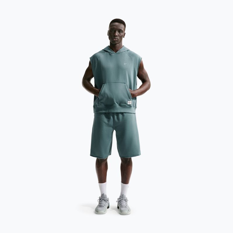 Bluza treningowa męska Nike Athletic Club Dri-Fit Sleeveless Hoodie mineral slate/mineral slate 2