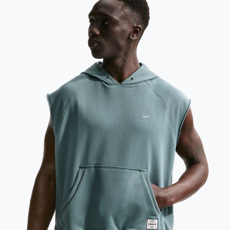 Bluza treningowa męska Nike Athletic Club Dri-Fit Sleeveless Hoodie mineral slate/mineral slate 4
