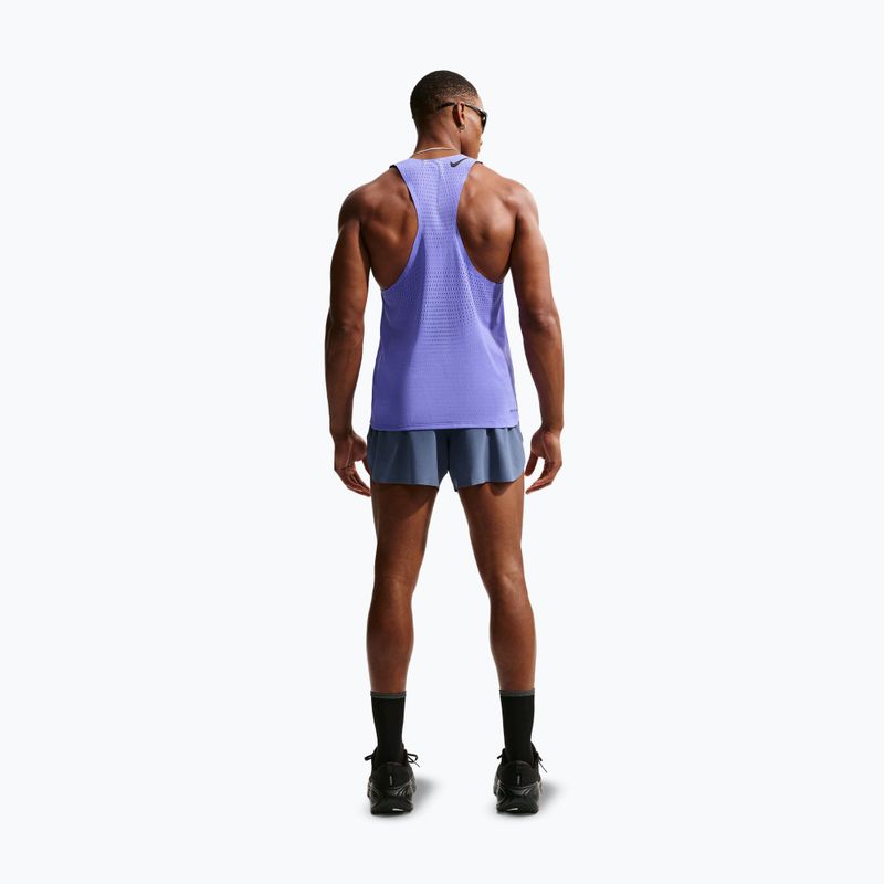 Koszulka do biegania męska Nike AeroSwift Dri-Fit ADV sapphire/black 3