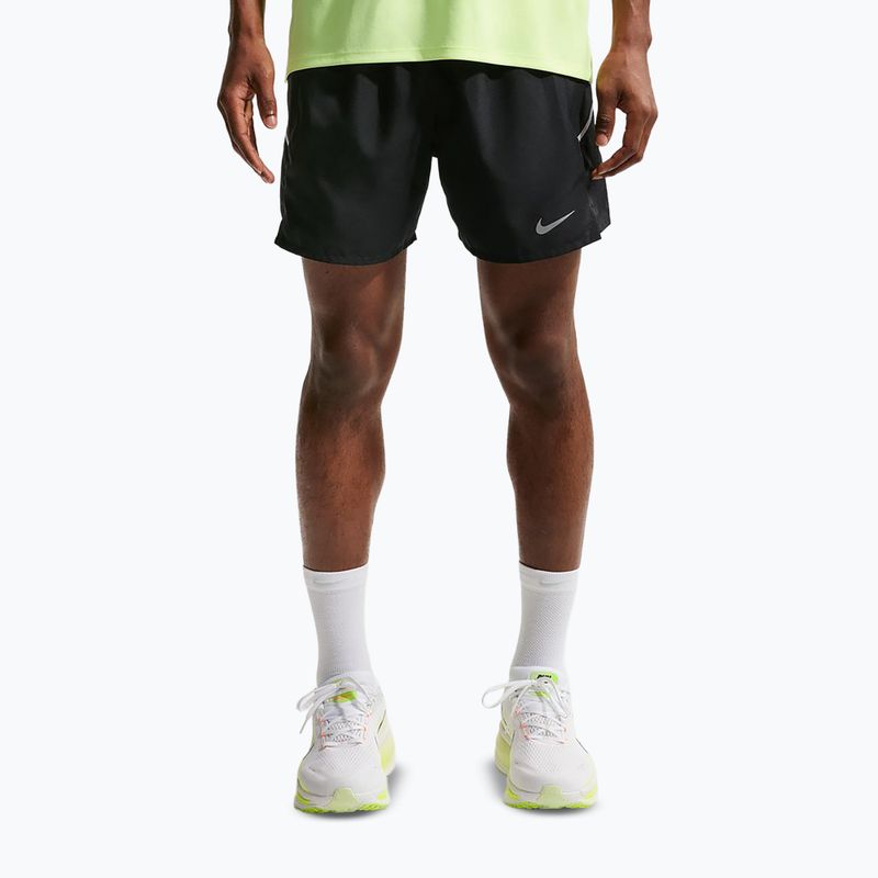 Spodenki do biegania męskie Nike Miler Dri-Fit 2in1 5" black/black
