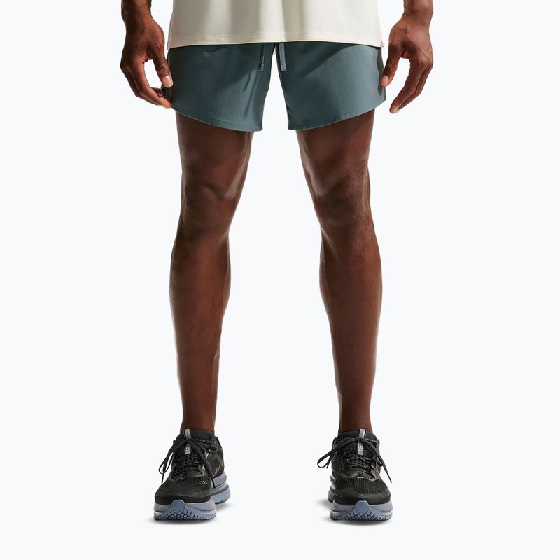 Spodenki do biegania męskie Nike Stride Dri-Fit 2in1 7" mineral slate
