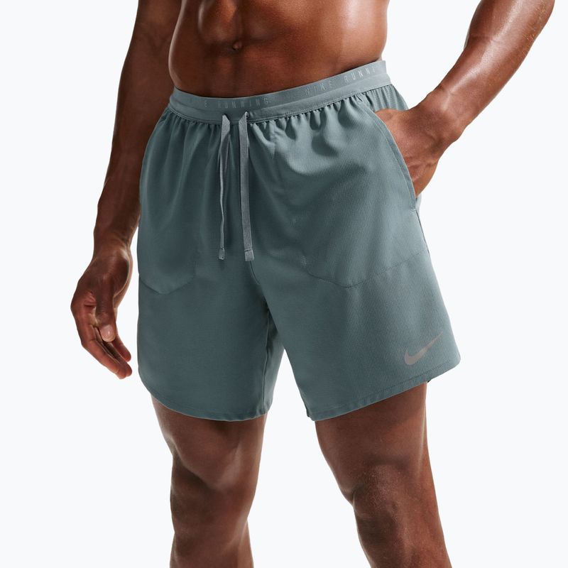 Spodenki do biegania męskie Nike Stride Dri-Fit 2in1 7" mineral slate 5