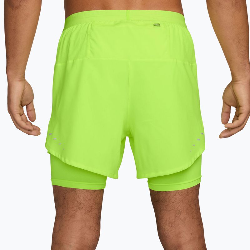 Spodenki do biegania męskie Nike Stride Dri-Fit Hybrid 5" volt ice 2