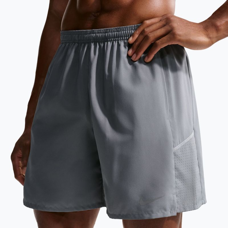 Spodenki męskie Nike Miler Dri-Fit 7" smoke grey/smoke grey