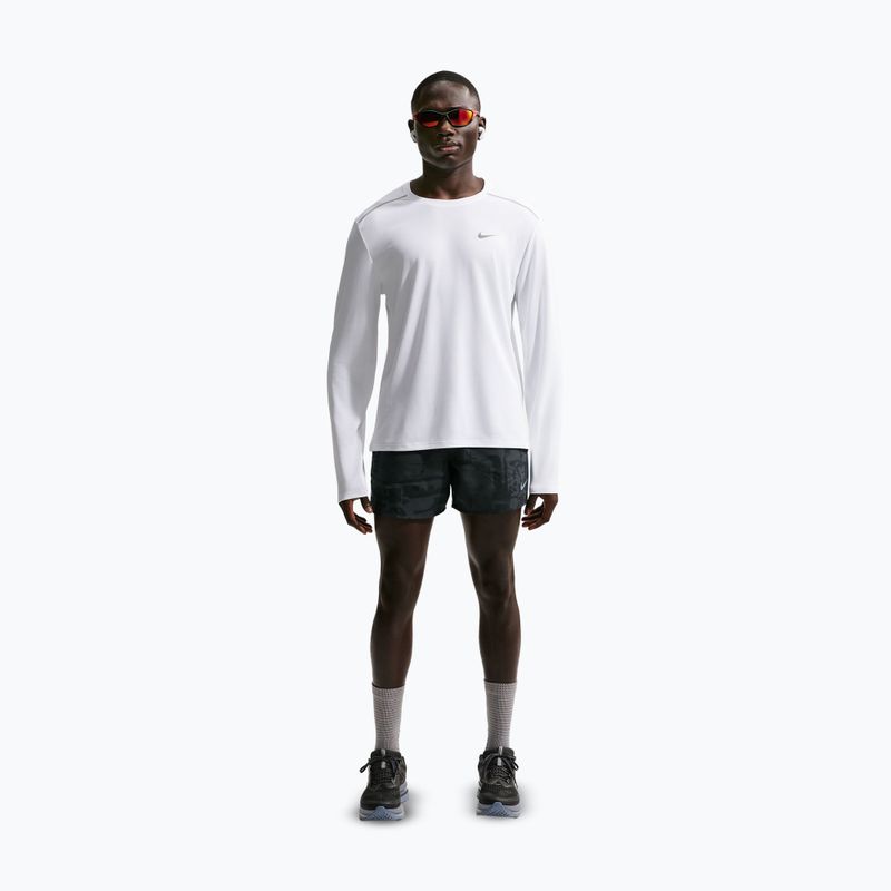 Longsleeve do biegania męski Nike Miler Dri-Fit UV white 2
