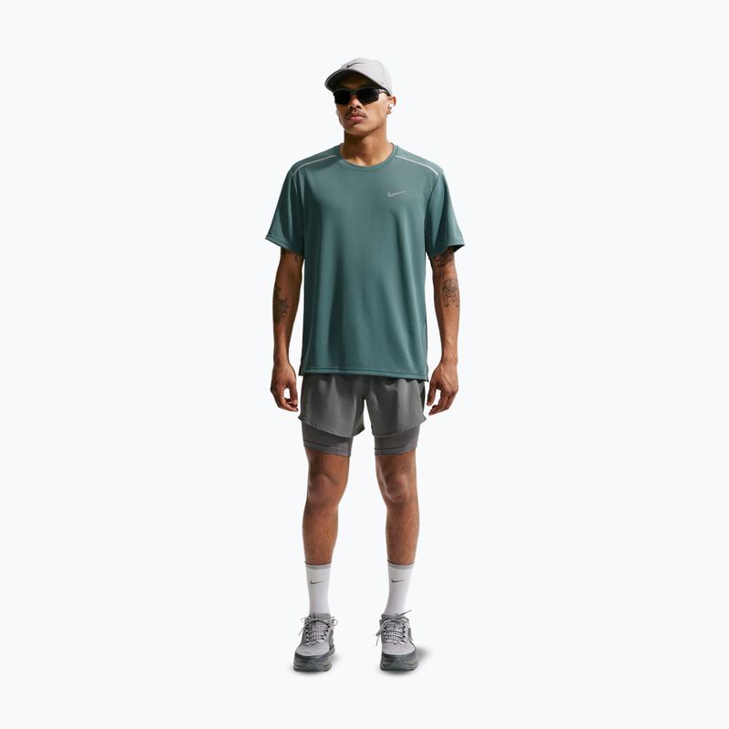 Koszulka do biegania męska Nike Miler Dri-Fit UV mineral slate 2