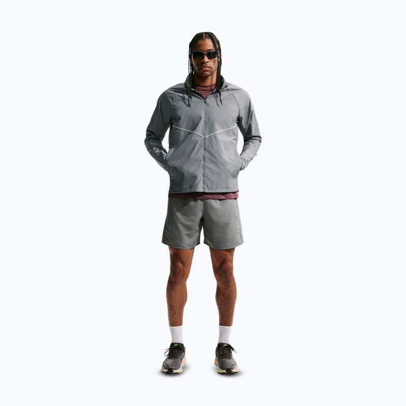Kurtka do biegania męska Nike Miler Repel UV smoke grey/smoke grey 2
