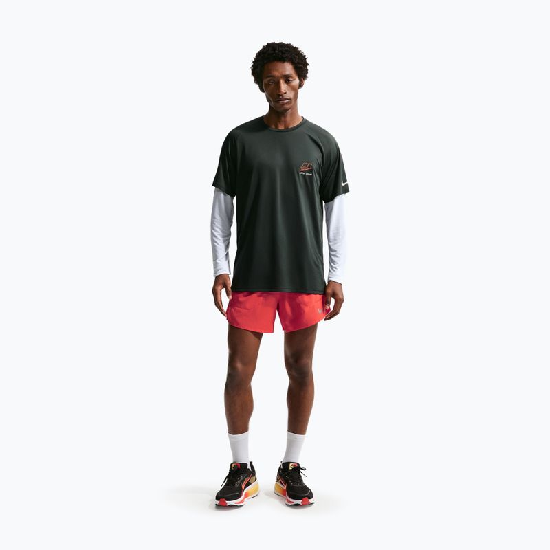 Koszulka do biegania męska Nike Stride Dri-Fit ADV black spruce 2