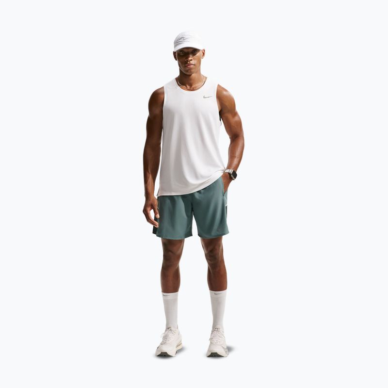 Spodenki do biegania męskie Nike Miler Dri-Fit 2in1 7" mineral slate 2