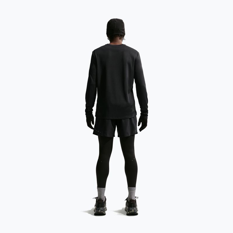 Longsleeve do biegania męski Nike Miler Dri-Fit UV black 3