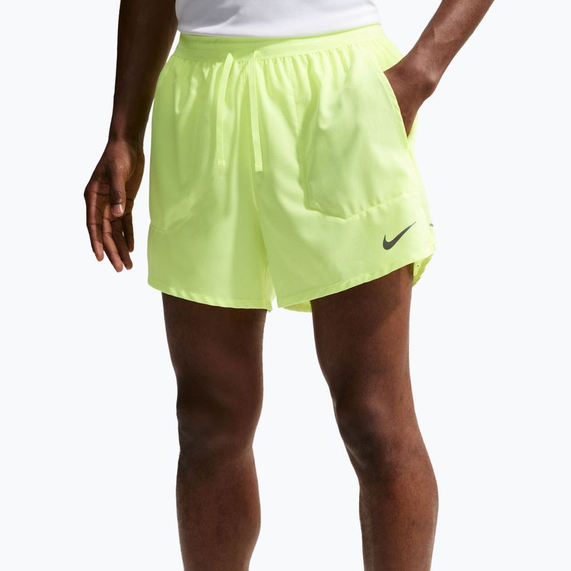 Spodenki męskie Nike Stride Dri-Fit Brief-Lined 5" volt ice 4