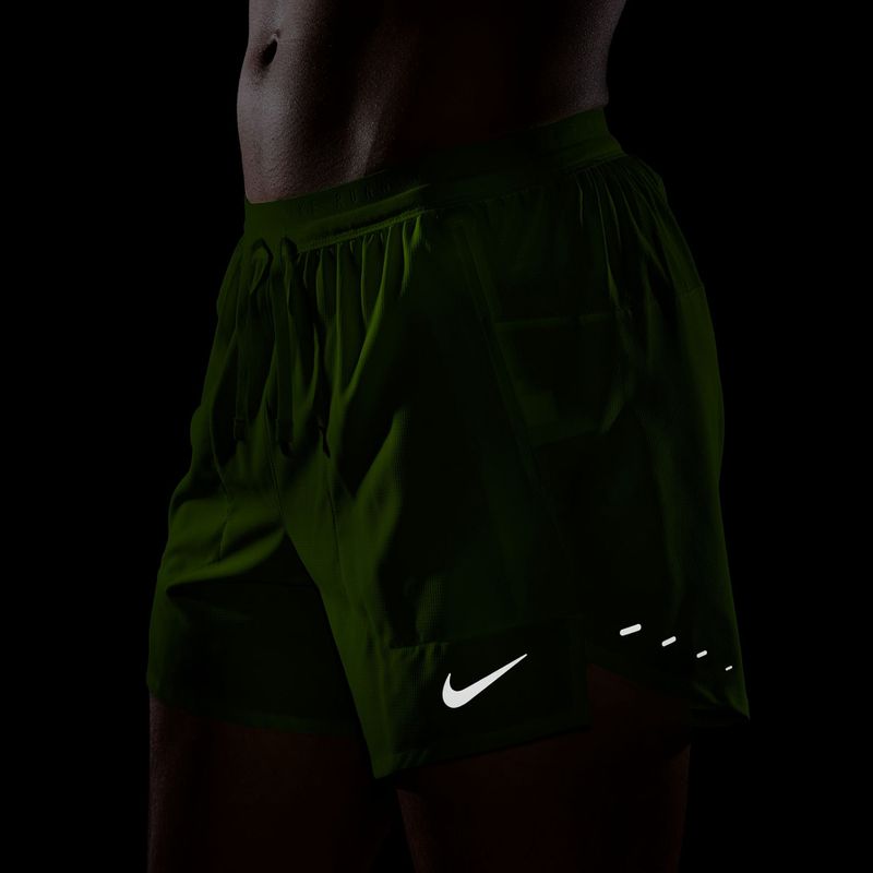 Spodenki męskie Nike Stride Dri-Fit Brief-Lined 5" volt ice 7