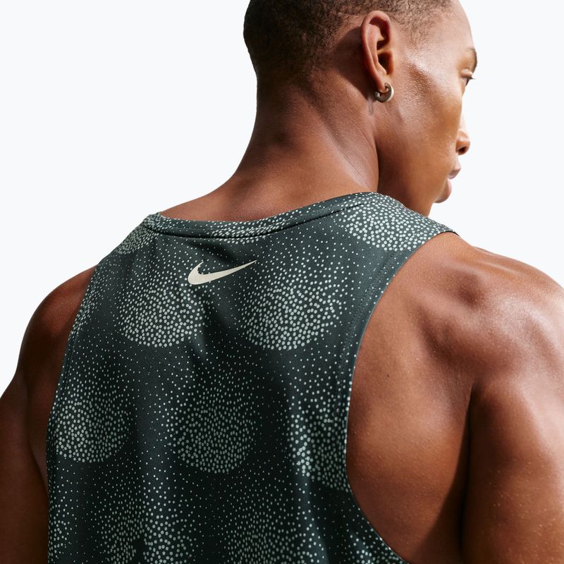 Koszulka do biegania męska Nike Stride Dri-Fit ADV black spruce 5