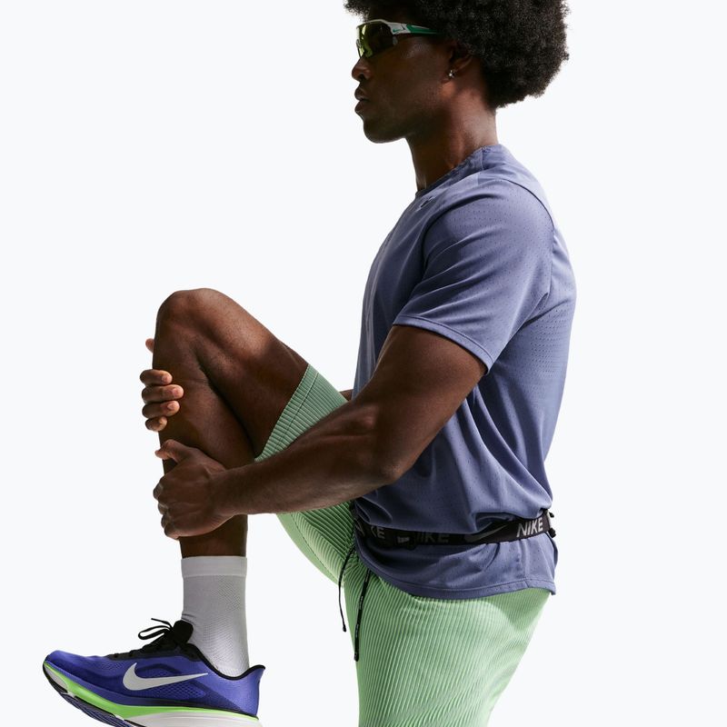 Legginsy treningowe męskie Nike AeroSwift Dri-Fit ADV 1/2 Tights lime blast/steam/light silver/black 6