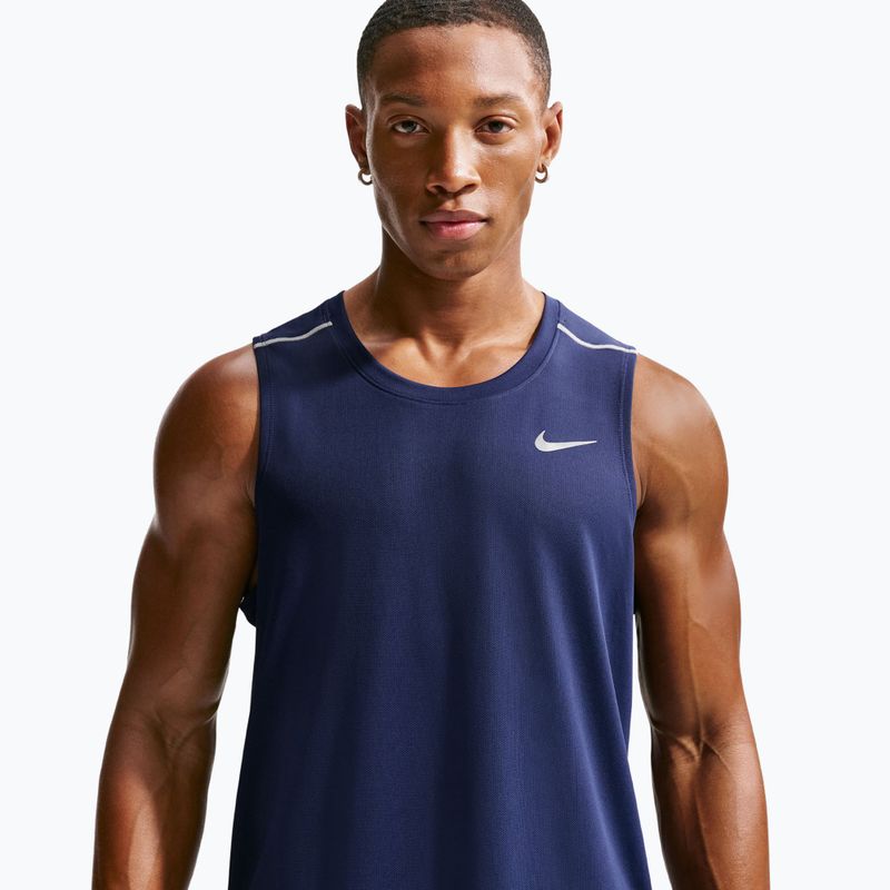 Koszulka do biegania męska Nike Miler Dri-Fit midnight navy 4
