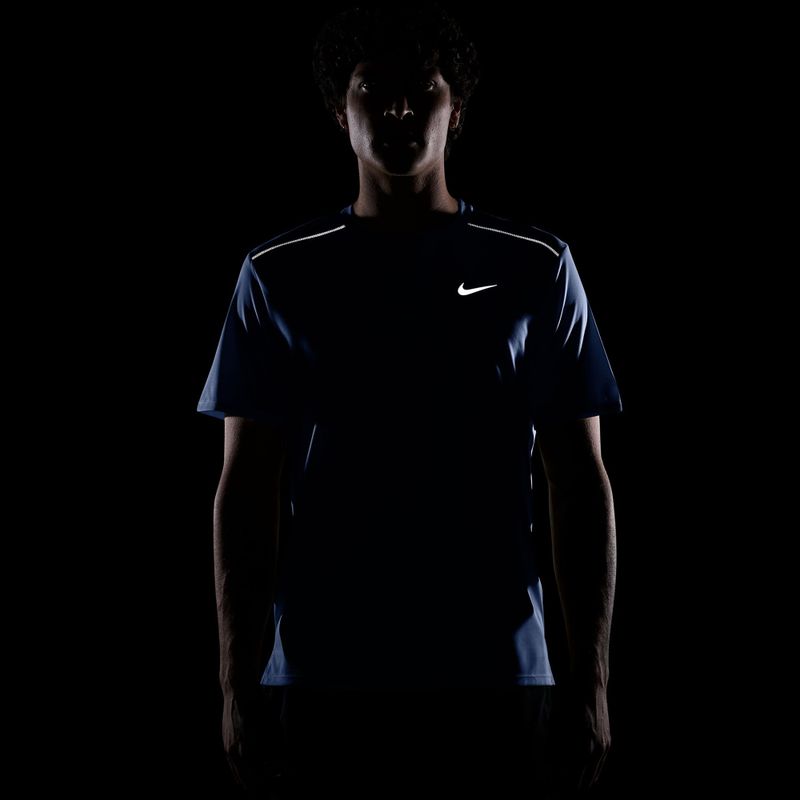 Koszulka do biegania męska Nike Miler Dri-Fit UV royal pulse 4