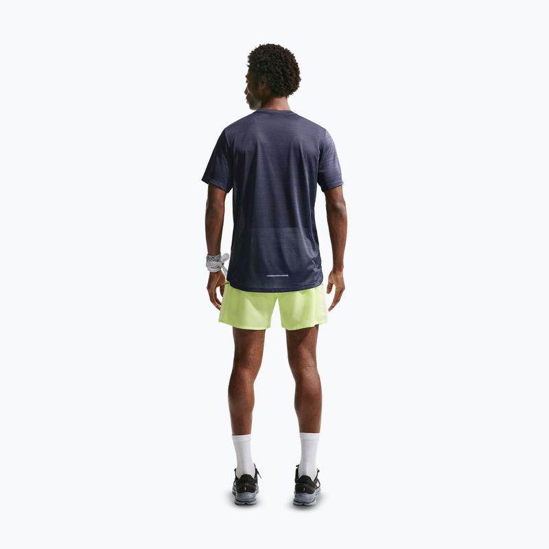 Spodenki do biegania męskie Nike Miler Dri-Fit 2in1 5" volt ice/barely volt 3