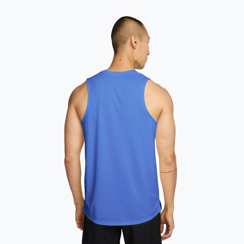 Koszulka do biegania męska Nike Miler Dri-Fit royal pulse 2