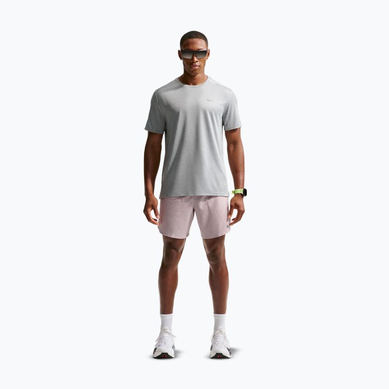 Spodenki do biegania męskie Nike Stride Dri-Fit Brief-Lined 7" particle rose 2