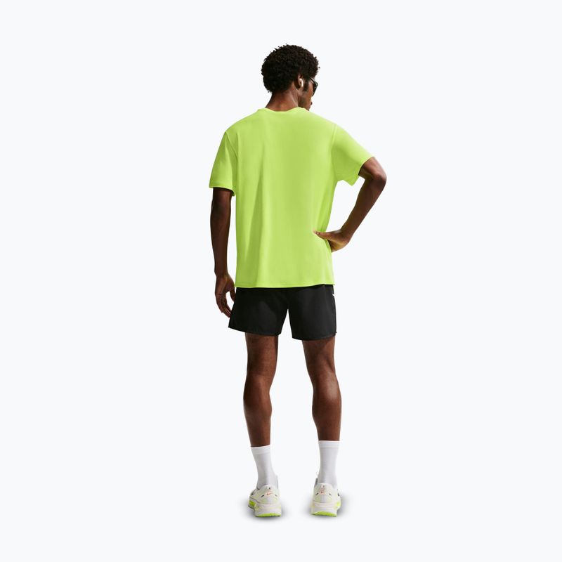 Koszulka do biegania męska Nike Miler Dri-Fit UV  volt ice 3
