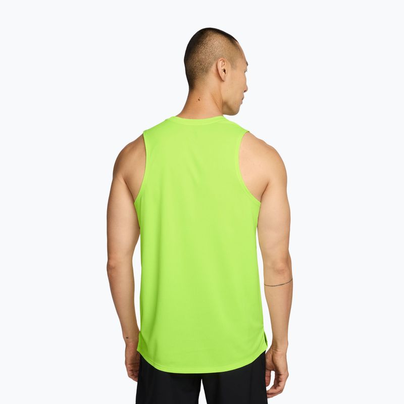 Koszulka do biegania męska Nike Miler Dri-Fit volt ice 2
