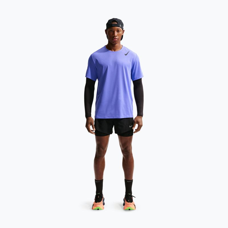 Koszulka do biegania męska Nike AeroSwift Dri-Fit ADV sapphire/black 2