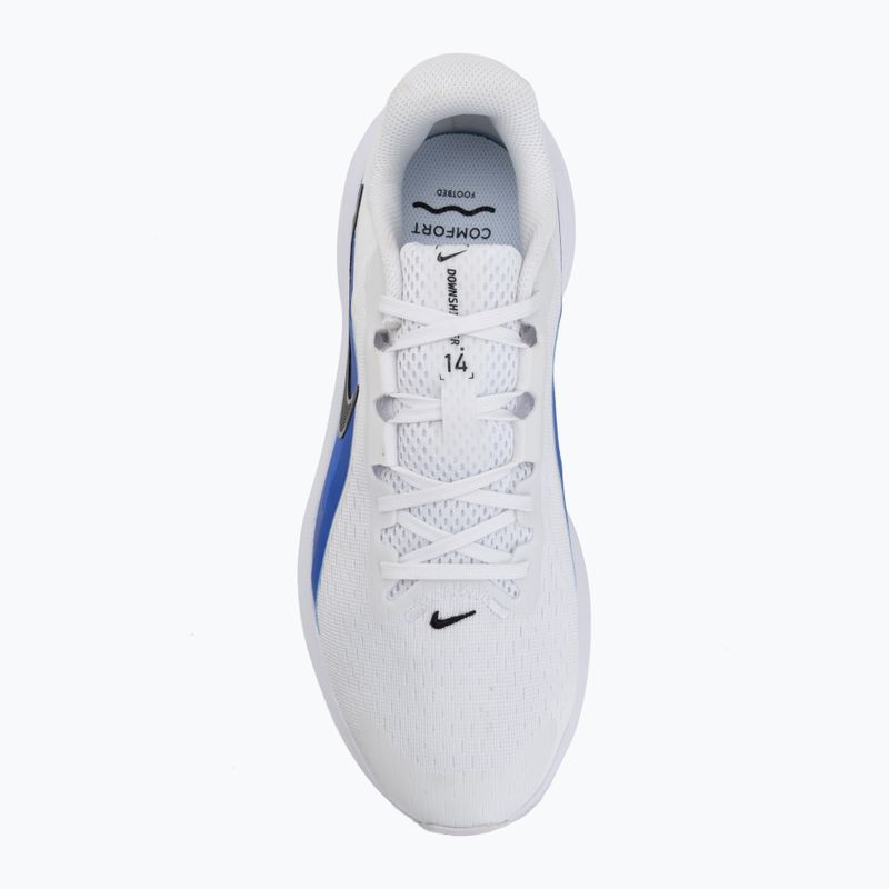 Buty do biegania męskie Nike Downshifter 14 white/racer blue/anthracite/black 5